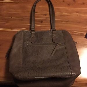 Large brown tote purse